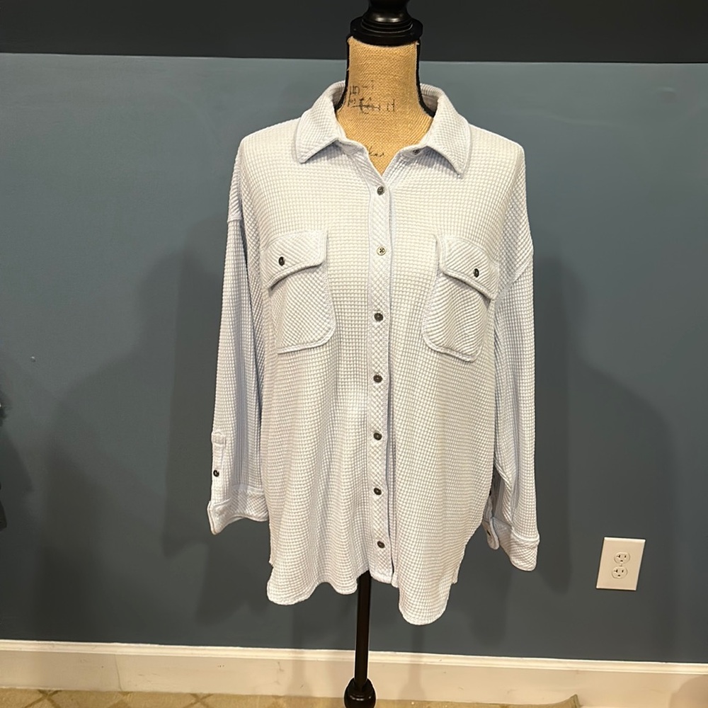 EUC Aerie oversized button down size medium women’s
